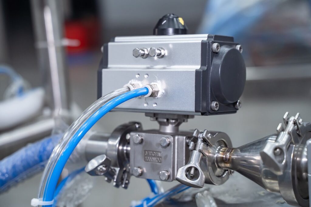 pneumatic actuated ball valve