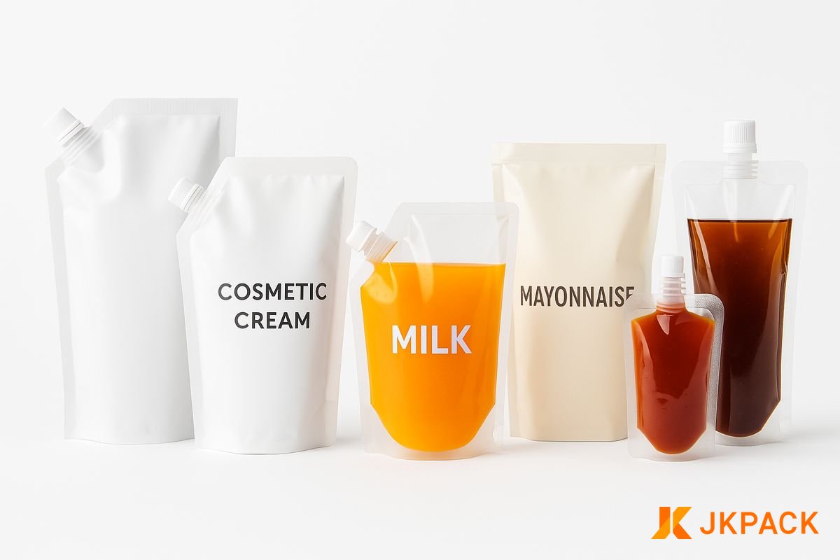 spouted pouches with logo