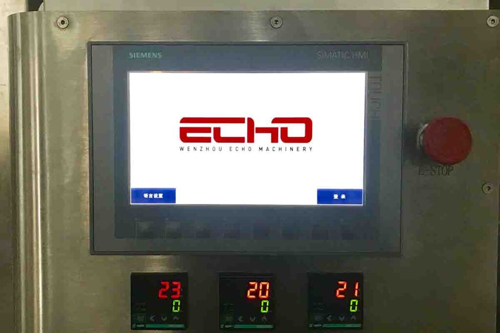 powder filling machine screen