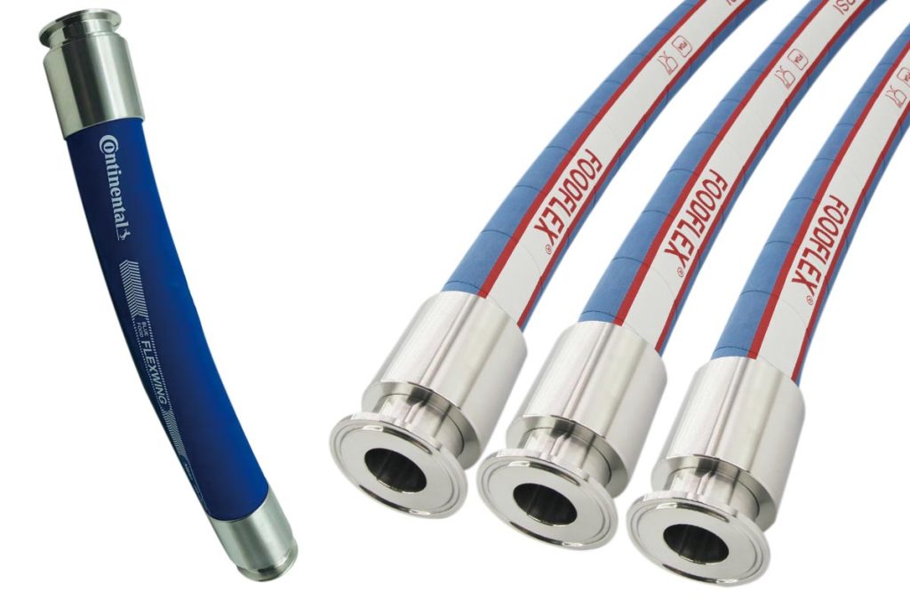 the food grade rubber steel wire hose of the filling machine