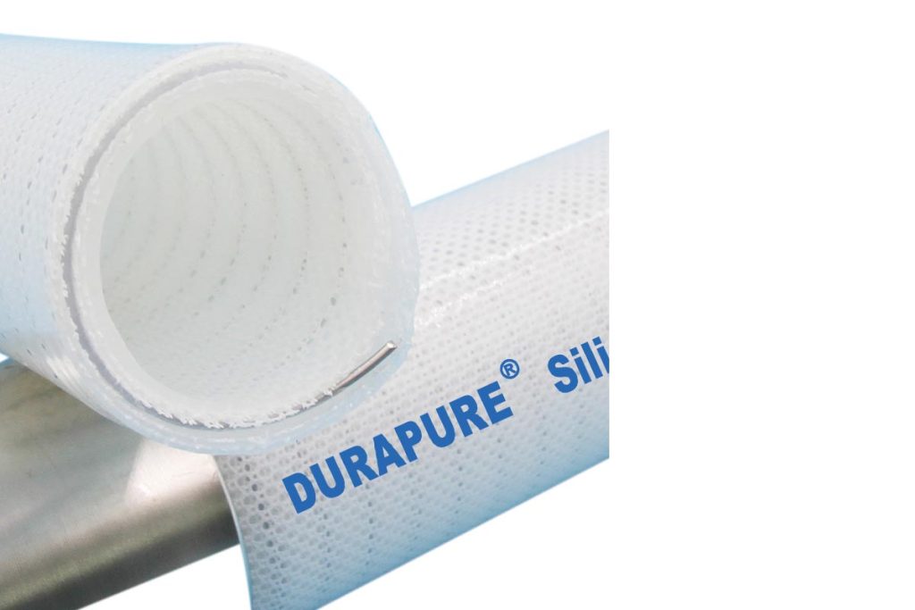 The food-grade silicone steel wire hose of the filling machine
